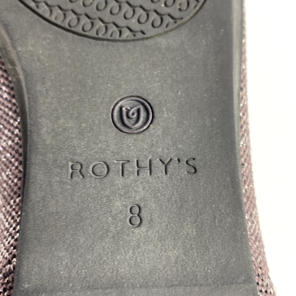 Rothy’s Women’s Round Toe Flats Twilight Metallic Size 8 - Picture 6 of 12